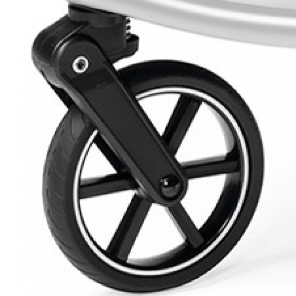 Ruota Anteriore Destra Peg Perego per Veloce Nero