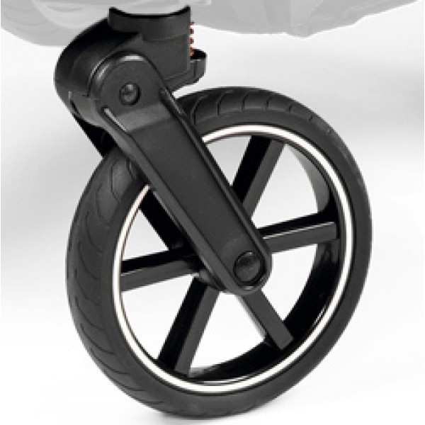 Ruota Anteriore Sinistra Peg Perego per Veloce Nero Rosa