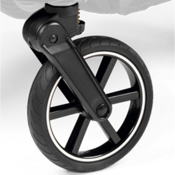 Ruota Anteriore Sinistra Peg Perego per Veloce Nero Oro