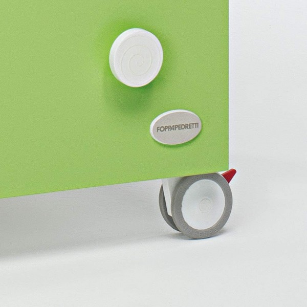 Kit 4 Ruote per Lettino Foppapedretti con Perno