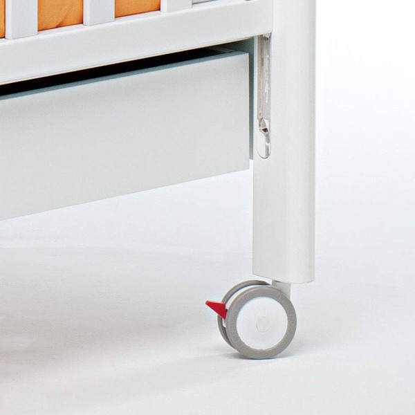 Kit 4 Ruote per Lettino Foppapedretti con Perno