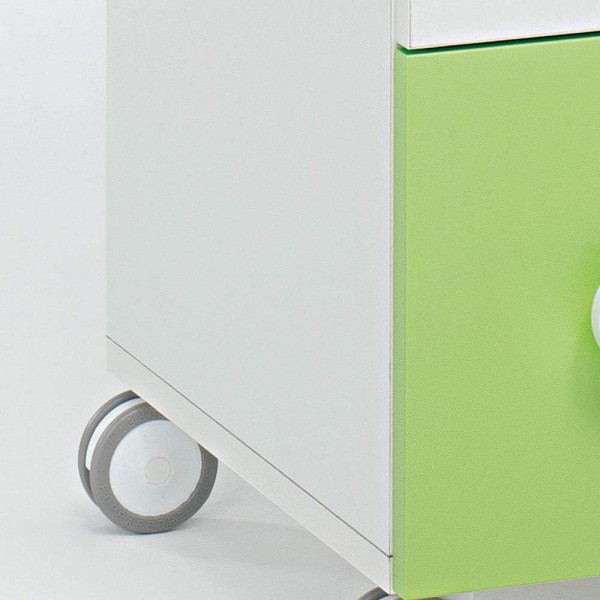 Kit 4 Ruote per Lettino Foppapedretti con Perno