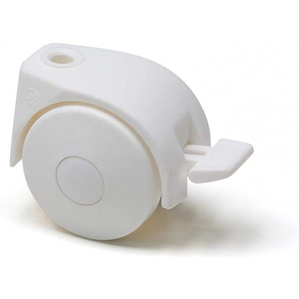 Set 4 Ruote Fasciatoio Pali Bianco