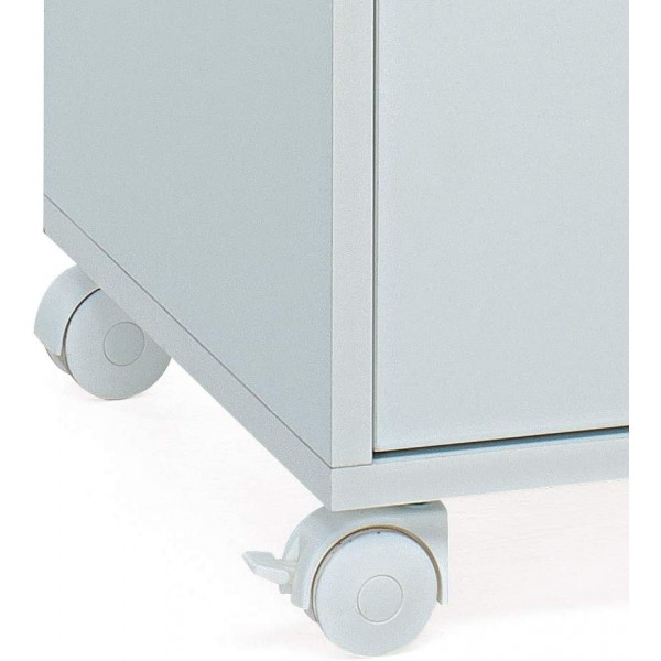 Set 4 Ruote Fasciatoio Pali Bianco