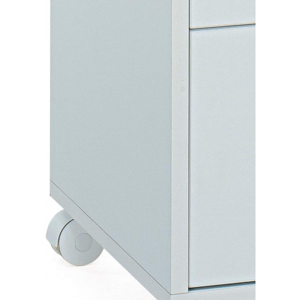 Set 4 Ruote Fasciatoio Pali Bianco