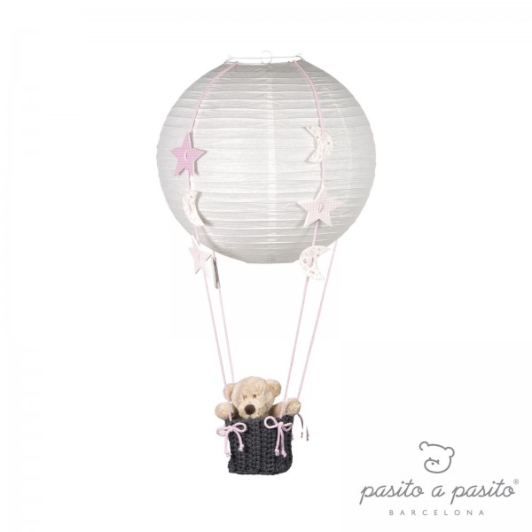 Lampadario Pasito a Pasito Mongolfiera Globo Orso