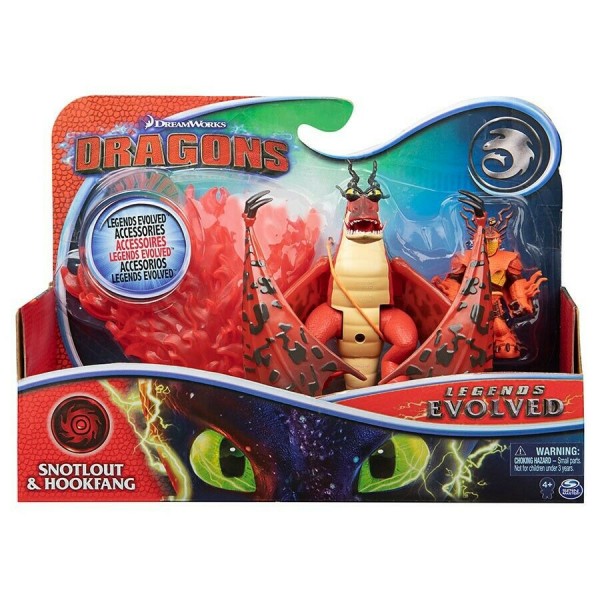 Drago Spin Master Dragon Trainer Snotlout e Hookfang