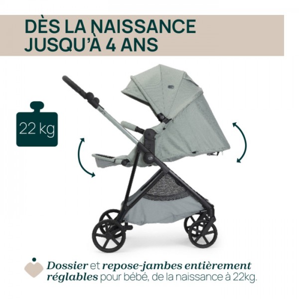 Trio Chicco Seety 2 Cloud con Seggiolino Kory Essential i-Size Cloud