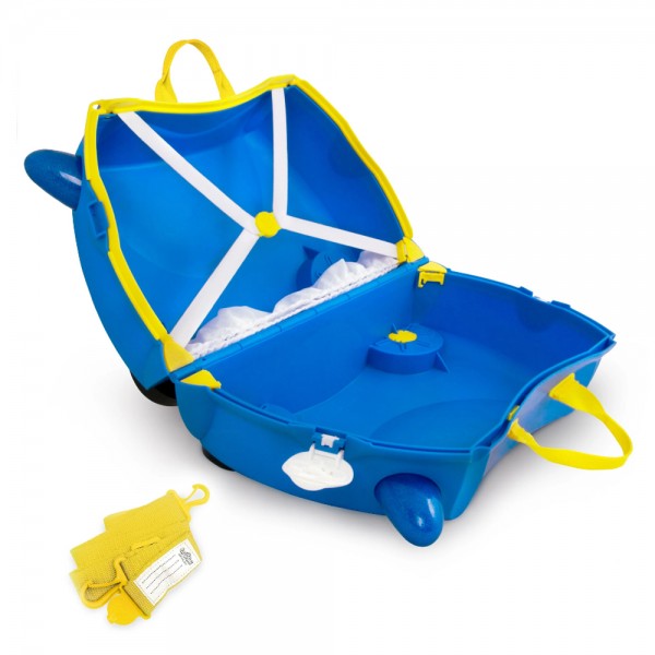 Valigia Cavalcabile Trunki L'Auto Della Polizia Percy