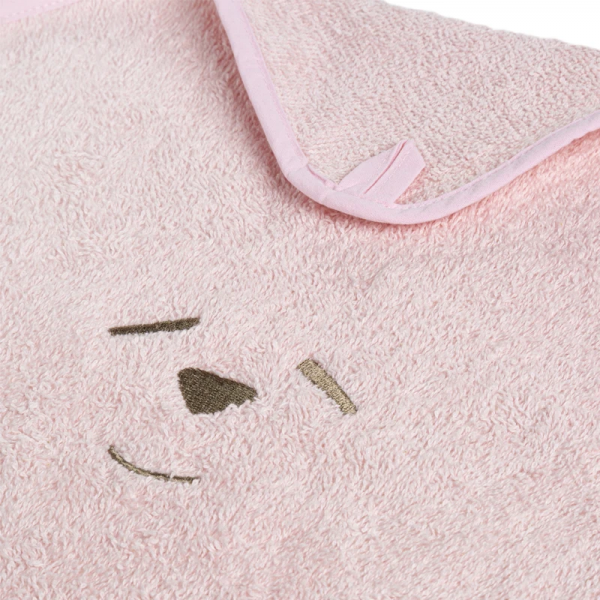 Sacca Asilo Nanan in Spugna con Asciugamano Rosa