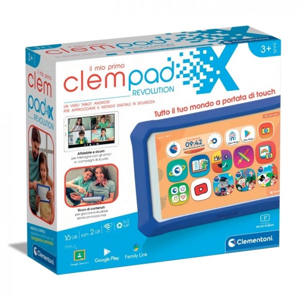 Tablet Clementoni Il Mio Primo Clempad X Revolution 3+ Anni