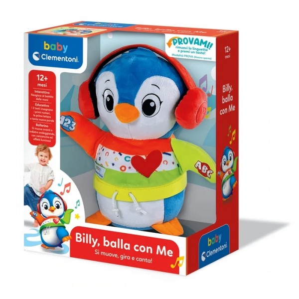Peluche Clementoni Billy, balla con Me