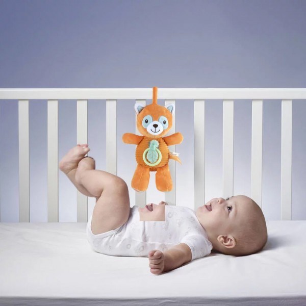 Peluche Carillon per Lettino Chicco My Sweet DouDou Red Panda Musical Box