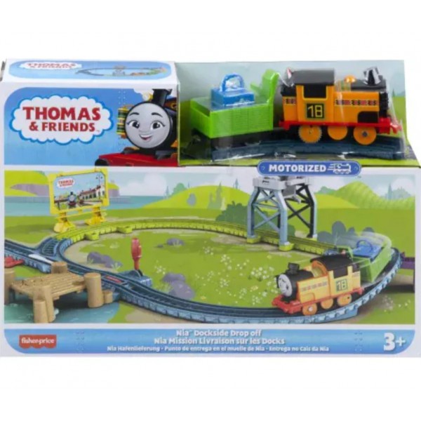 Pista Fisher Price Trenino Thomas & Friends La Fermata alla Banchina Portuale di Nia