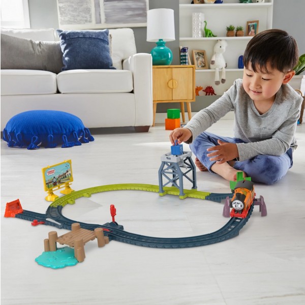 Pista Fisher Price Trenino Thomas & Friends La Fermata alla Banchina Portuale di Nia