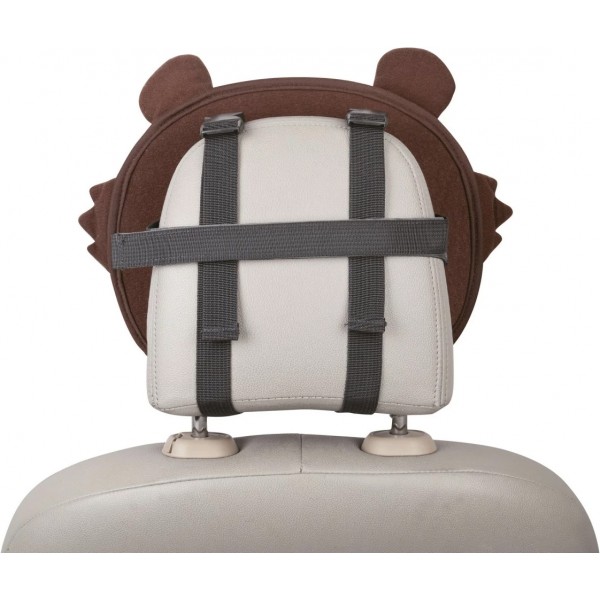 Specchietto Retrovisore Auto in Peluche FreeON Animals Brown