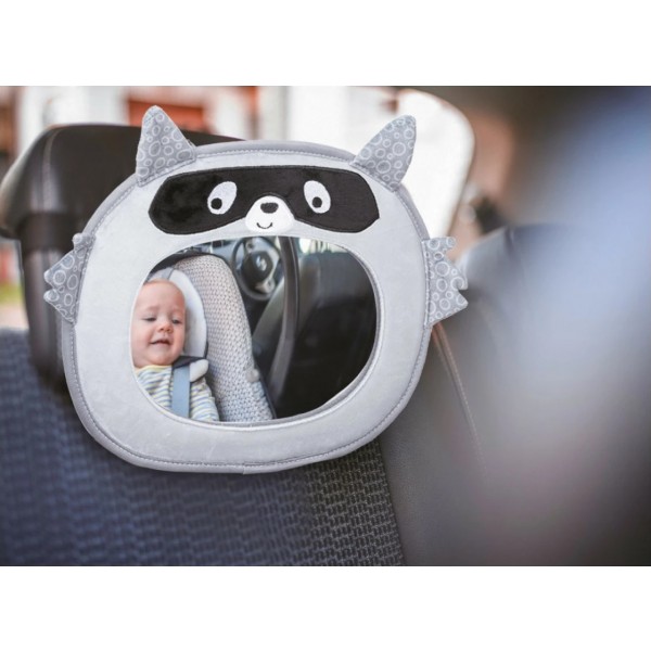 Specchietto Retrovisore Auto in Peluche FreeON Animals Racoon