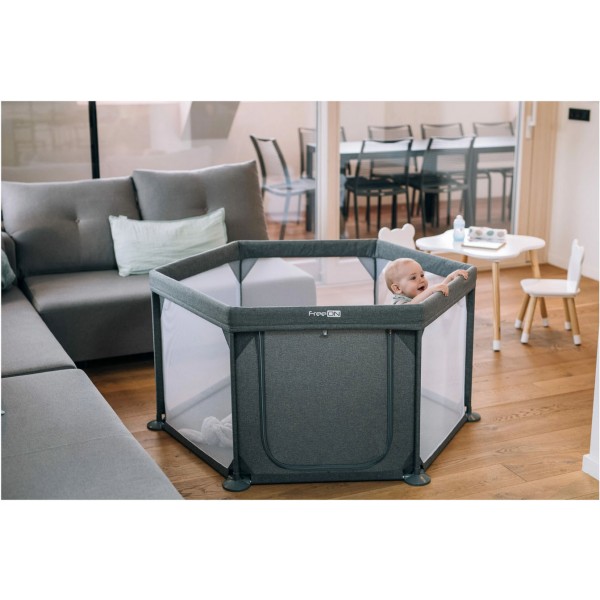 Box Esagonale FreeON Grigio