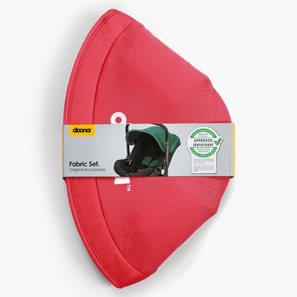Set Cappotta + Spallacci Doona+ per Seggiolino Auto Flame Red