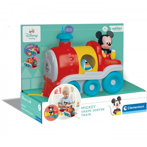 Gioco Clementoni Disney Baby Mickey Trenino Forme