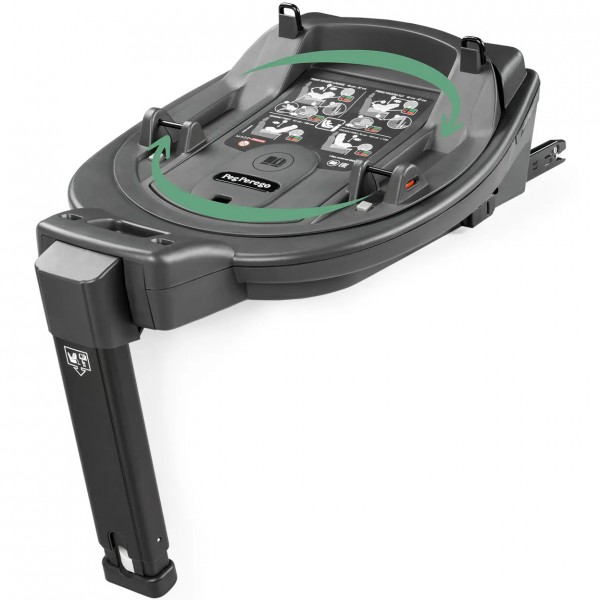 Base Auto Peg Perego Base Giro Isofix con Rotazione a 360° per Seggiolino Auto
