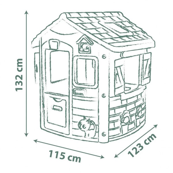 Casetta Smoby Neo Jura Lodge Modulare
