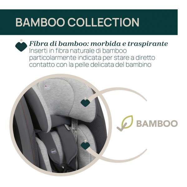 Seggiolino Auto Chicco Seat&Go i-Size Isofix Glam Grey (76-150 cm)