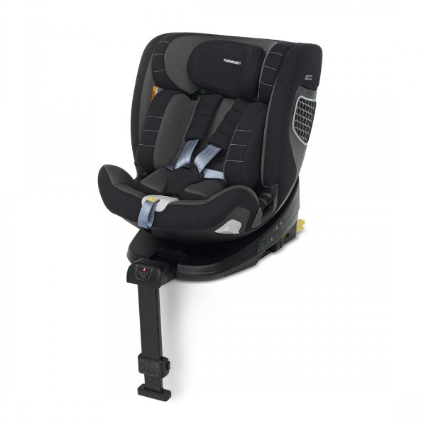 Seggiolino Auto Foppapedretti FP360 i-Size Isofix Girevole da 40 cm a 150 cm Black + Dispositivo Antiabbandono OMAGGIO