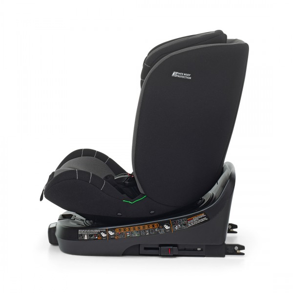 Seggiolino Auto Foppapedretti Girevole a 360 Iturn i-Size da 40-150 cm Black + Dispositivo Antiabbandono OMAGGIO