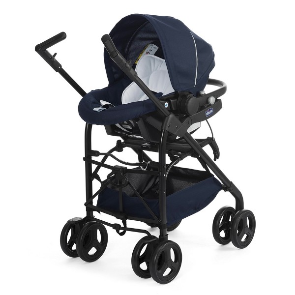 Trio Chicco Sprint Black Blue Passion + DISPOSITIVO ANTI ABBANDONO OMAGGIO