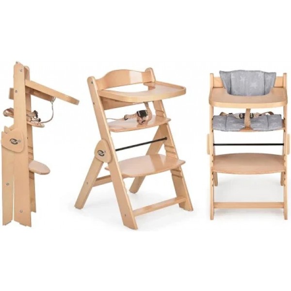  Seggiolone Evolutivo Pieghevole MS Full Plus Madera Grigio