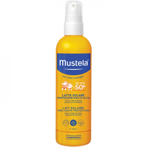 Kit Mustela Spray Solare SPF 50+ 200 ml con Borsa Frigo
