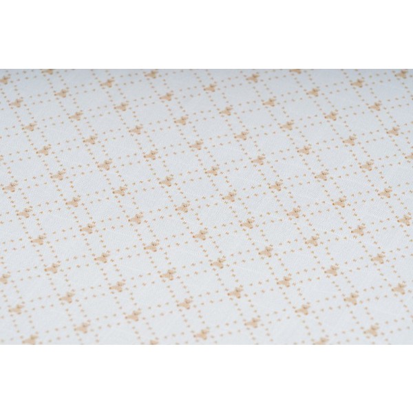 Set 3 pz Mussola Nanan All Over Lettering 80 x 80 cm Azzurro