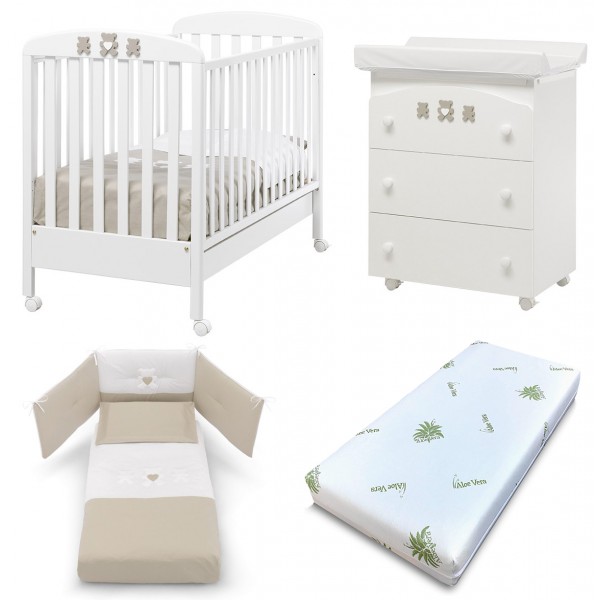 Set Erbesi Molly Bianco Tortora