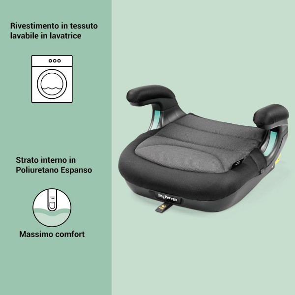 Seggiolino Auto Peg Perego Viaggio 2-3 Shuttle Isofix Crystal Black