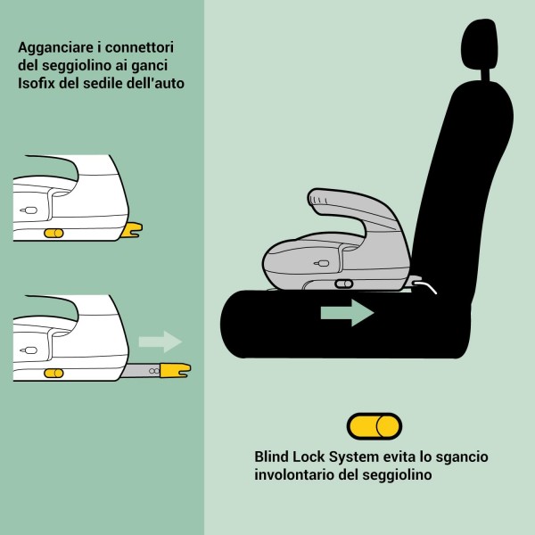 Seggiolino Auto Peg Perego Viaggio 2-3 Shuttle Isofix Crystal Black
