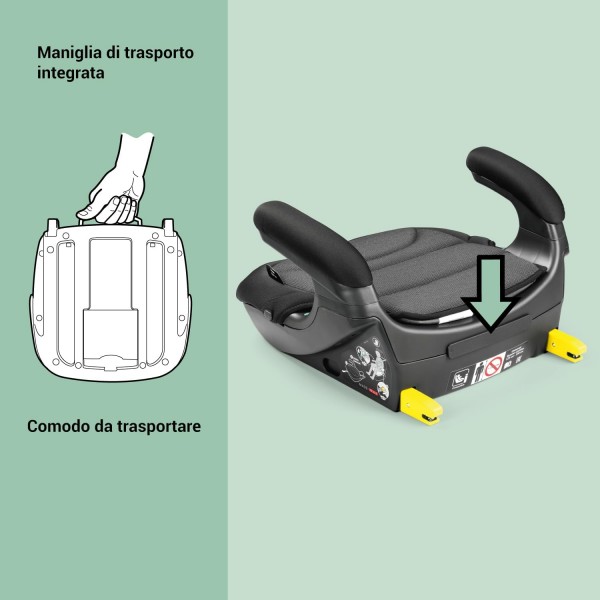 Seggiolino Auto Peg Perego Viaggio 2-3 Shuttle Isofix Crystal Black