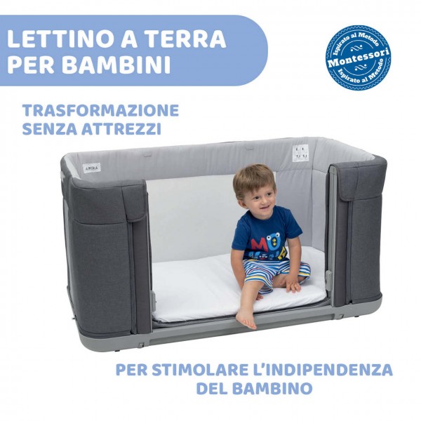 Lettino Co-Sleeping Chicco Next2Me Forever Slate Grey
