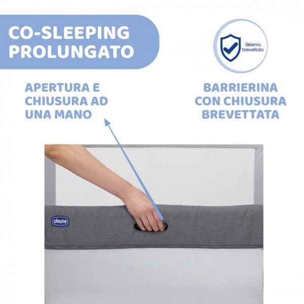 Lettino Co-Sleeping Chicco Next2Me Forever Slate Grey