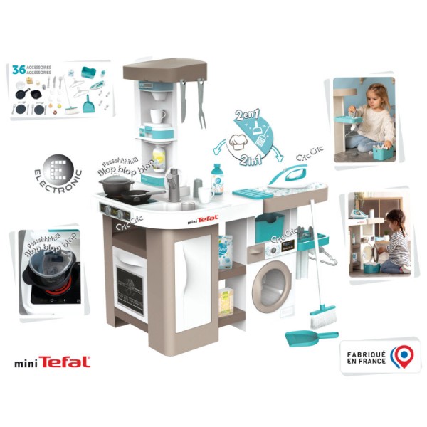 Cucina + Lavanderia Smoby Studio Tefal