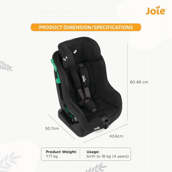 Joie Seggiolino Auto Steadi i-Size R129 da 40 a 105 Shale