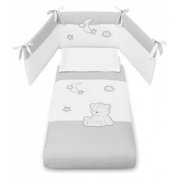 Set Erbesi Stella Bianco Grigio