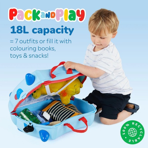 Valigia Cavalcabile Trunki Dinosauro