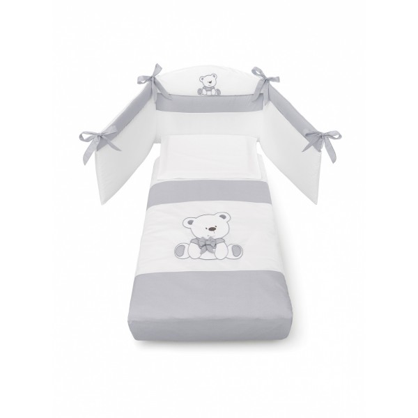 Set Erbesi Tato Bianco Grigio