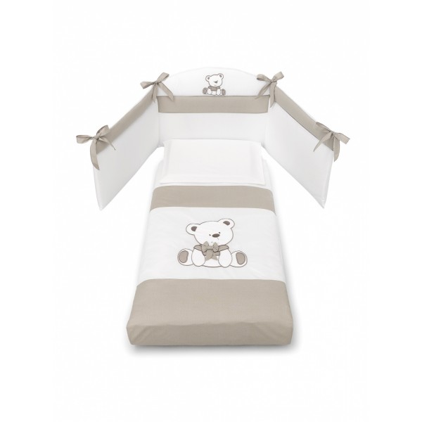Set Erbesi Tato Bianco Tortora