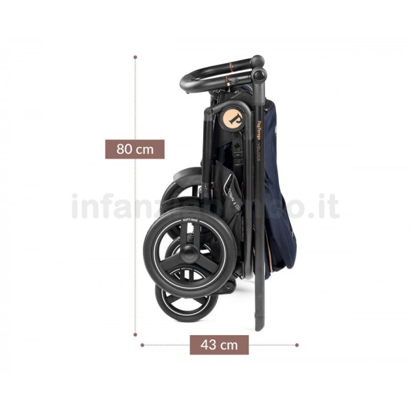 Trio Peg Perego Veloce TC Belvedere SLK i-Size Blue Shine Portata 22 Kg