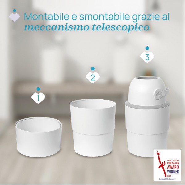 Mangiapannolini Telescopico Chicco Bianco