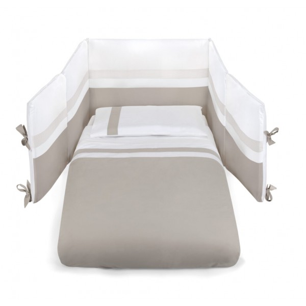 Lettino Evolutivo Co-Sleeping Pali Flippy Bianco Naturale (Trasformabile da Culla a Lettino a Divanetto a Poltroncina + 2 Materassi + Piumone Paracolpi)