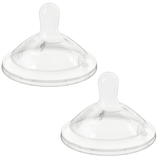 Set 2 Tettarella Chicco Step Up NaturalFeeling 6m+ Flusso Pappa