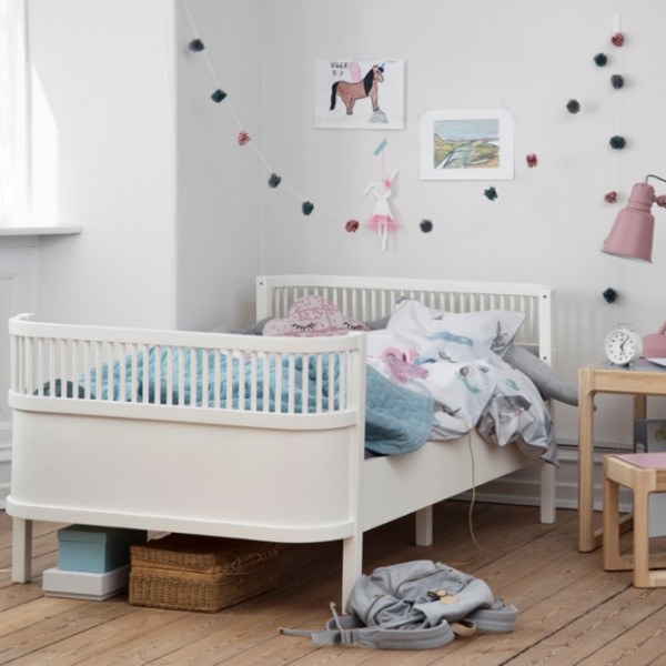 The Sebra Bed Baby & Jr. &ndash; culla trasformabile in letto junior Bianco